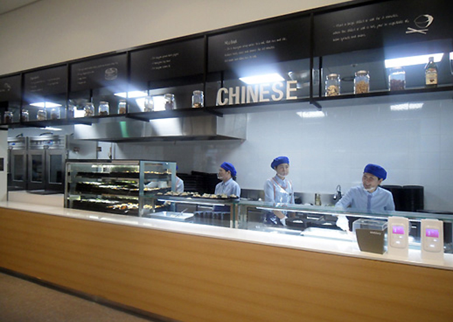 2012년 삼성전자 탕정 LCD사업부에 선진급식형 식당 오픈 