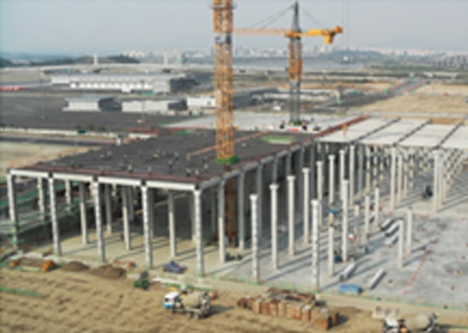 2012 삼성에버랜드 수도권 통합물류센터 건설 현장