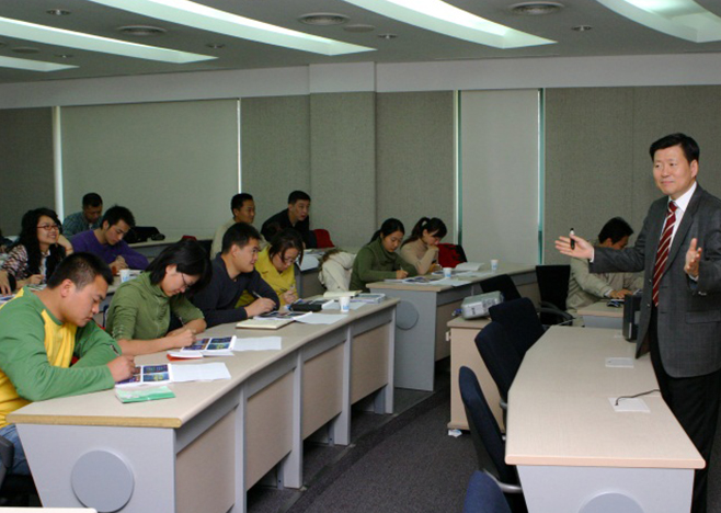 2006.11.16 중국 청두플로라랜드 교육생에 노하우 전수